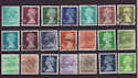 GB Definitive Machin Used Stamps x21 (S1407)