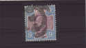 1902-13 KEVII SG307 9d purple and blue used (S1520)