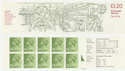 1980-02-04 FJ1 £1.20 Folded Booklet Stamps (S1583)