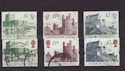 GB High Value Castle Stamps x6 Used (S1990)