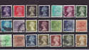 GB Definitive Machin Used Stamps x21 (S2069)