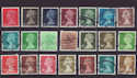 GB Definitive Machin Used Stamps x21 (S2071)