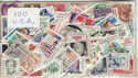USA x100 Used Stamps off Paper (S2373)