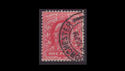 1902-13 KEVII SG219 1d red used (S2563)