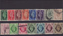 GB King George VI Used set 15 Stamps (S2716)