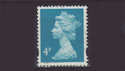 Y1669 4p new blue 2 bands used (Y1669)