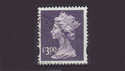 Y1802 £3 dull violet used (Y1802)